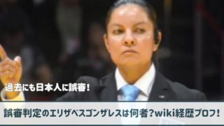 誤審判定のエリザベスゴンザレスは何者？wiki経歴プロフ！過去にも誤審！？